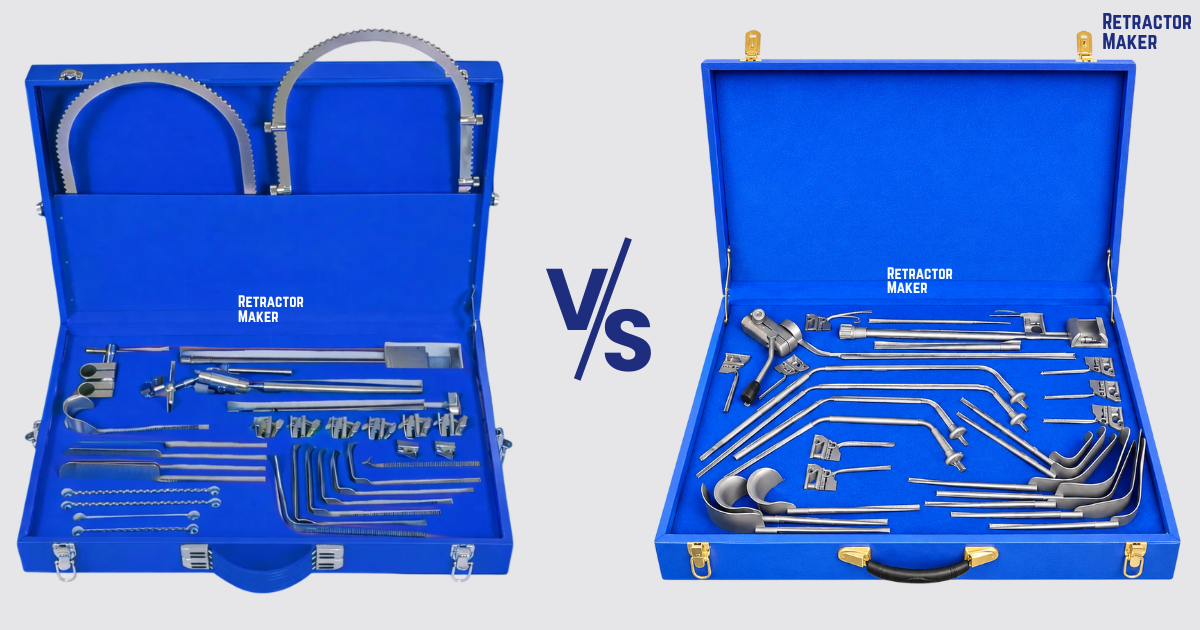 Bookwalter and Omni surgical retractor systems compared