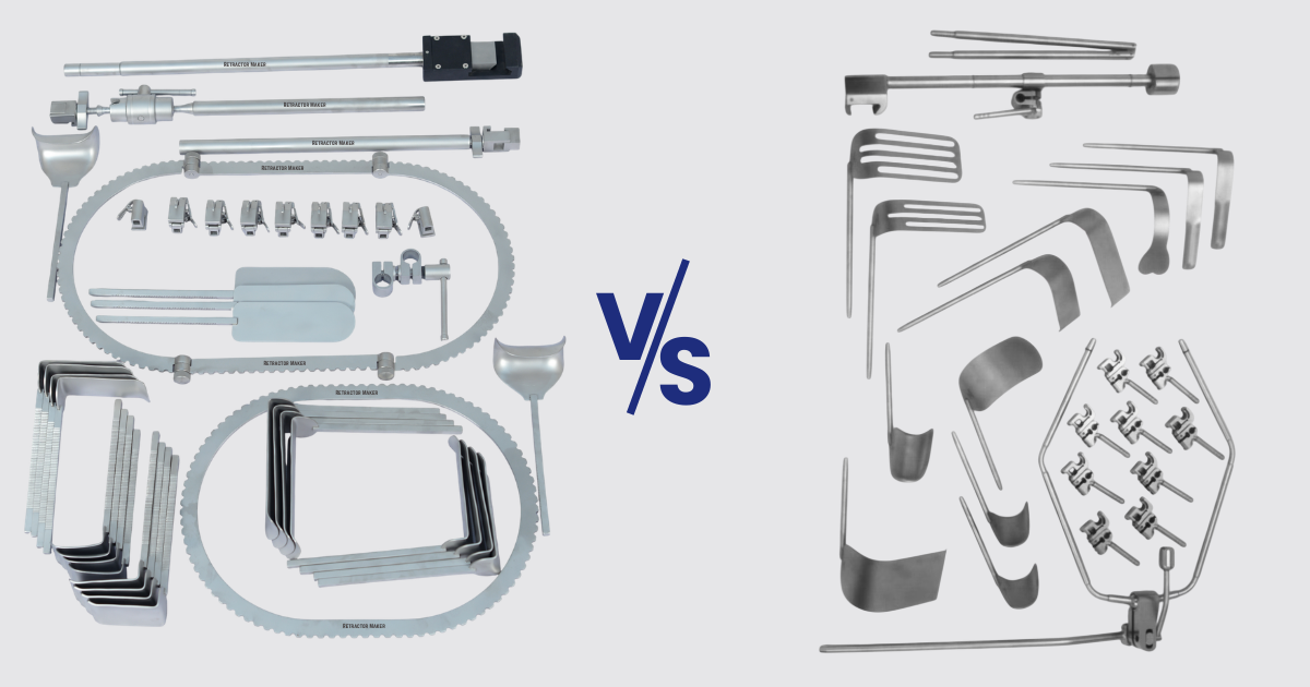 Bookwalter vs Omni Retractor components