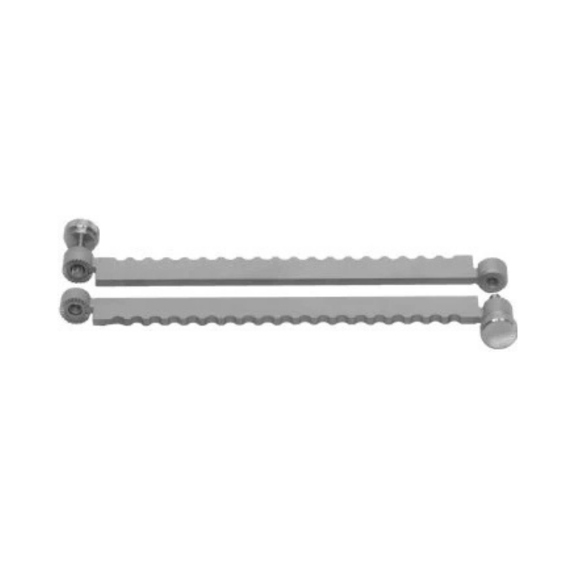 Bookwalter Ring Segments pair of straight toothed connector bars by Retractor Maker