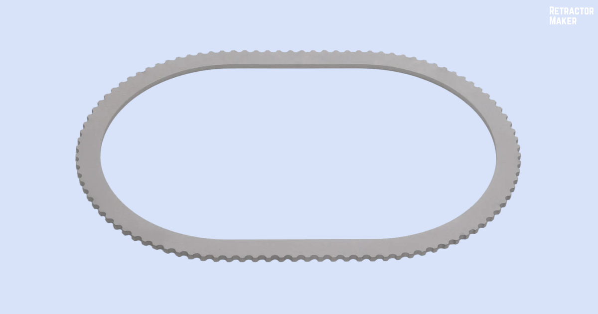 Bookwalter solid oval retractor ring