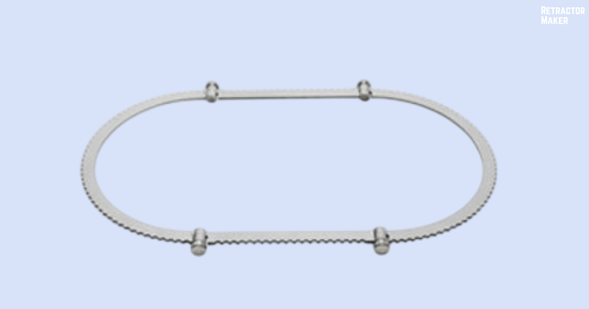 Bookwalter segmented oval retractor ring